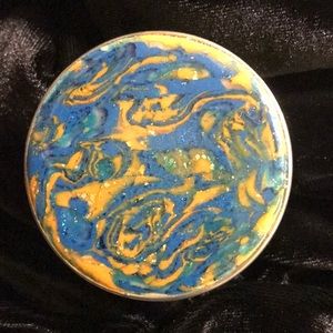 Jewelry Container w/ Polymer clay Design
